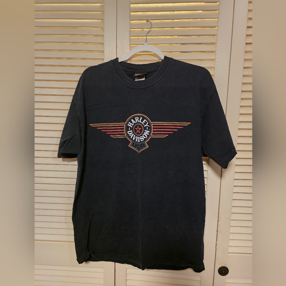 Vintage Harley-Davidson Black Short Sleeve Tee